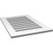 Ekena Millwork Vertical Surface Mount PVC Gable Vent: Functional, w/ 3-1/2"W x 1"P Standard Frame, 22"W x 32"H GVPVE22X3201SF - alternate 4